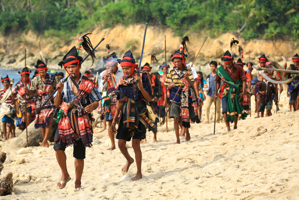 Suasana Festival Bau Nyale Lombok