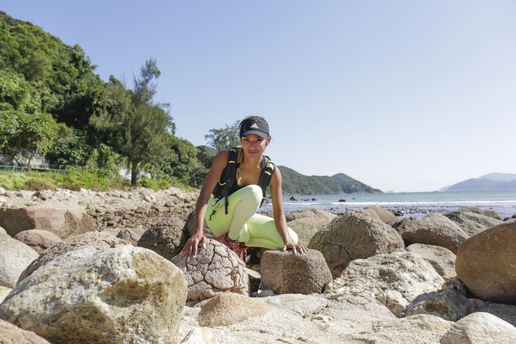 Hiking with Shanty in Hong Kong